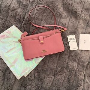 Coach Noa pop-up messenger dusty rose crossbody